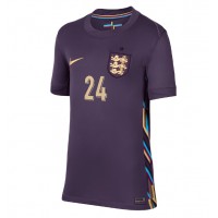 Camiseta Inglaterra Cole Palmer #24 Segunda Equipación Replica Eurocopa 2024 para mujer mangas cortas